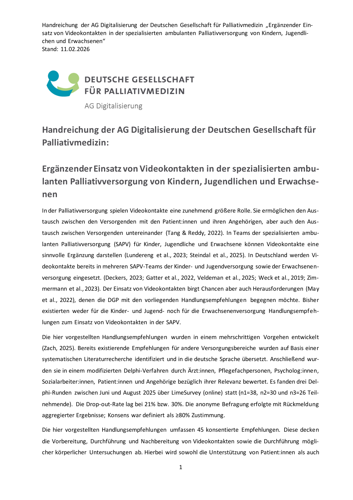 Vorschau der Handreichung